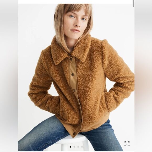 Madewell Sherpa Portland Jacket size M - Picture 1 of 10